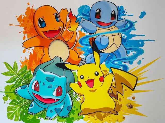 Pokemon 5D pittura diamante fai da te mosaico cartone animato giapponese anime arte kit punto croce ricamo strass regalo per bambini