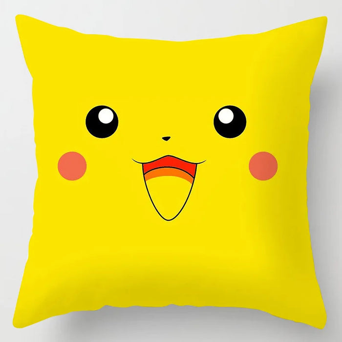 45X45 CM Pokémon Pikachu Eevee Anime Breve Peluche Simpatico Cartone Animato Federa Divano di Casa Ufficio Cuscino Cuscino Fodere Per Cuscini All'ingrosso