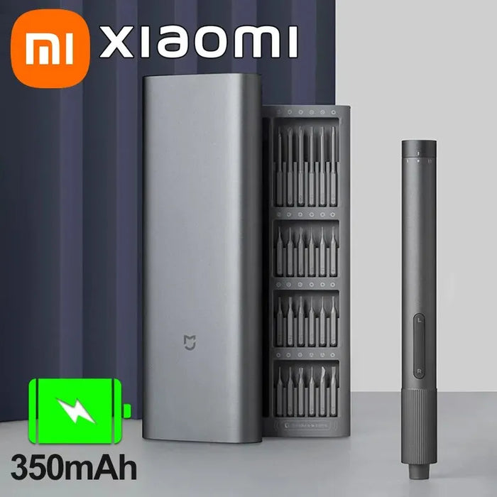 Xiaomi Mijia cacciavite elettrico di precisione Kit magnetico con testine a vite da 24 pezzi set di utensili elettrici per la riparazione del telefono PC Smart Home