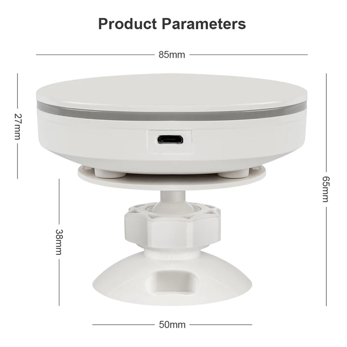 ZigBee 3.0/Wifi sensore di presenza umana 5V MMwave 24G Radar con allarme sirena Motion Lux Detection Tuya/Smart Life Home Automation