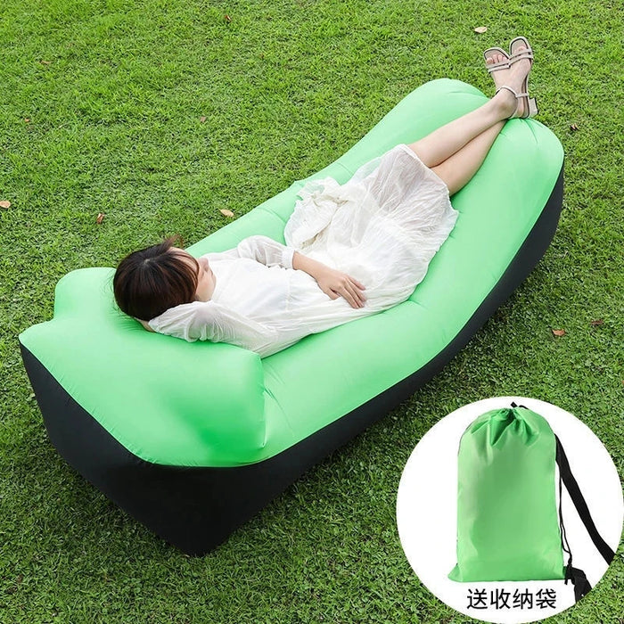 Prodotti per esterni di tendenza divano letto ad aria gonfiabile veloce sacco a pelo di buona qualità Air Bag gonfiabile divano da spiaggia pigro 240*70cm