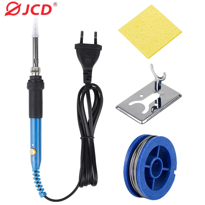 JCD 110V 220V 60W saldatore elettrico 908 saldatore a temperatura regolabile con punte e kit per saldatore di qualità