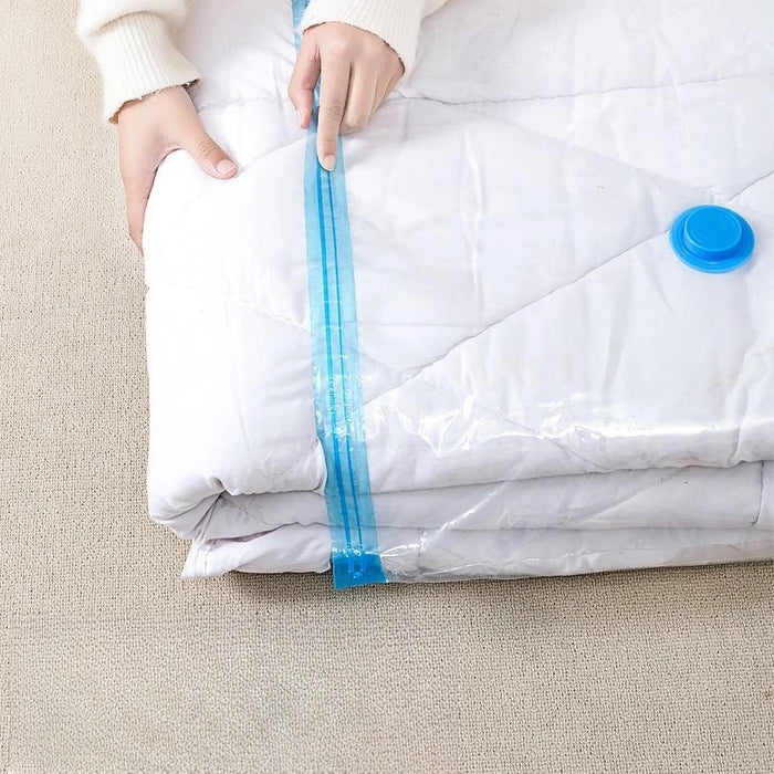 3-5 pezzi sacchetto per vuoto e coperchio della pompa per riporre i vestiti grande borsa vuota a compressione in plastica accessori da viaggio contenitore di stoccaggio