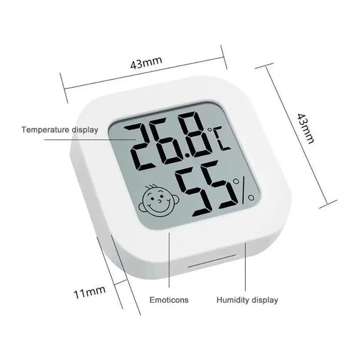 Termometro digitale LCD igrometro ambiente interno misuratore di umidità della temperatura elettronico misuratore di temperatura stazione meteorologica per la casa