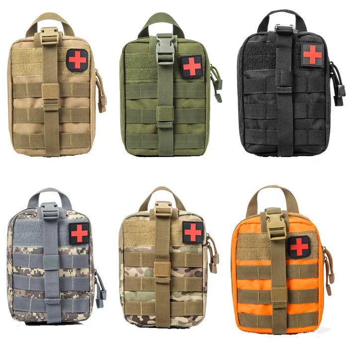 Kit di pronto soccorso tattico portatile borsa medica per escursionismo viaggio casa custodia per trattamento di emergenza strumenti di sopravvivenza custodia EDC