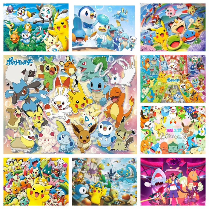 Pokemon 5D pittura diamante fai da te mosaico cartone animato giapponese anime arte kit punto croce ricamo strass regalo per bambini