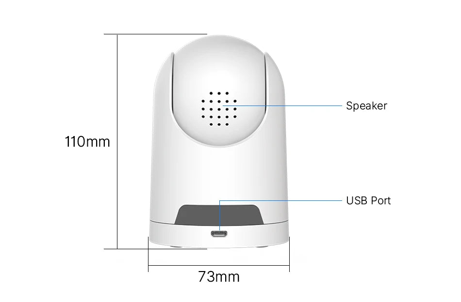 Hiseeu 2K 4MP PTZ Telecamera IP WIFI Wireless Smart Home Security Telecamera di sorveglianza Audio bidirezionale Telecamera per animali domestici per interni