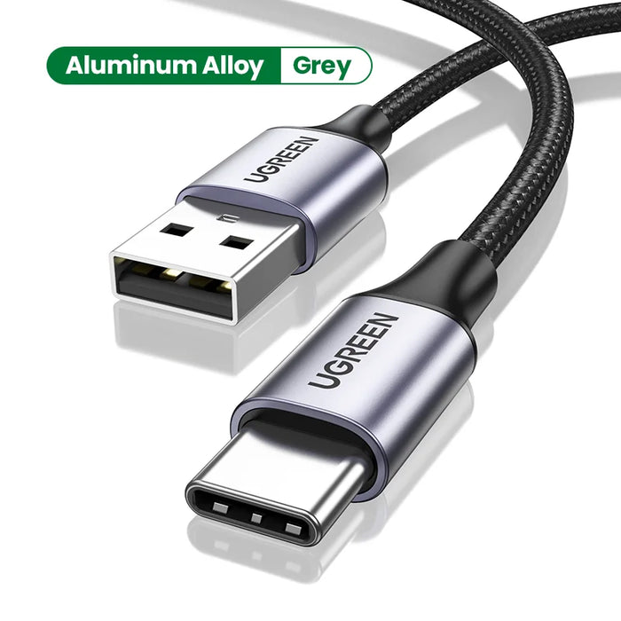 Cavo USB tipo C UGREEN 3A per Realme Xiaomi Samsung S21 cavo di ricarica rapida USB-C cavo dati caricabatterie per iPad Samsung Poco USB C