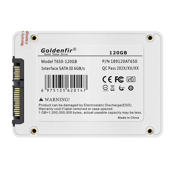 Goldenabete SSD 360GB 240GB 120GB 480GB 960GB 1TB SSD 2.5 disco rigido disco a stato solido dischi 2.5 "SSD128GB interno 256GB