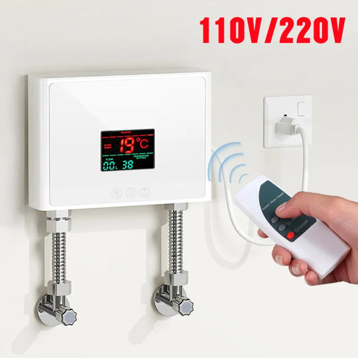 Scaldabagno istantaneo 110V/220V 3000W/5500W riscaldatori elettrici a parete per bagno doccia con acqua calda e riscaldamento della cucina di casa