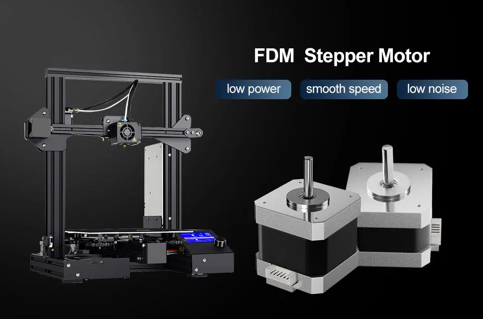 Motore passo-passo per stampante 3D Creality FDM 42-40 e 42-34, compatibile con asse Ender-3 X/Y/Z e asse Z serie CR-10