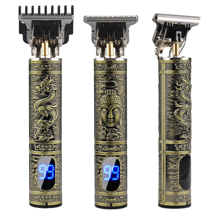 Display LCD T9 elettrico Hairber 0mm rasoio capelli Trimer elettrodomestici viaggi barbiere rasoi macchina da barba per uomo Trimmer uomo