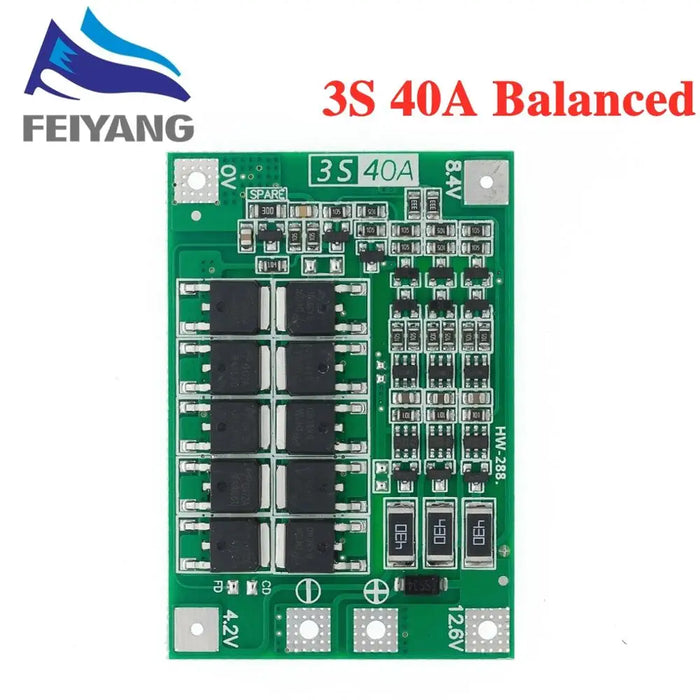 4S 40A Li-Ion Batteria Al Litio 18650 Caricabatterie PCB BMS Bordo di Protezione con Equilibrio Per Motore del Trapano 14.8V 16.8V Lipo Cellulare Modulo