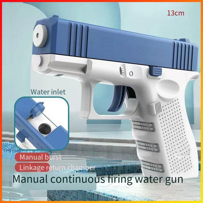 Pistola ad acqua estiva pistola non elettrica ad alta pressione pistola giocattolo da spiaggia con tiro automatico completo per bambini bambini ragazzi ragazze adulti