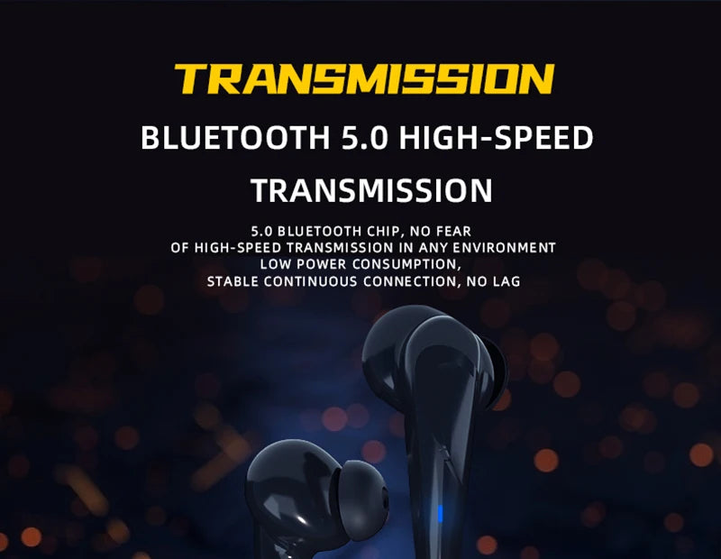 X15 cuffie bluetooth da gioco Wireless TWS 5.0 auricolari Stereo cuffie Bluetooth a bassa latenza con microfono per iPhone Xiaomi