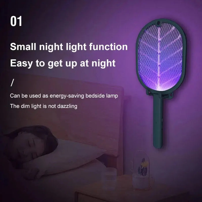 1pc Electric Mosquito Killer Swatter USB ricaricabile elettrico sicurezza domestica Mosquito Killer Anti Mosquito Trap