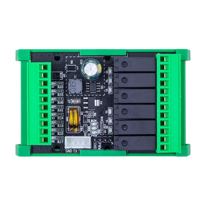 FX2N-10MR 10MT FX2N-14MR 14MT 6MR 6MT 20MR 20MT DC24V TTL SEEKU analogico 0-10V in scheda relè di potenza 8 in e 6 out 6 in e 4 out PLC