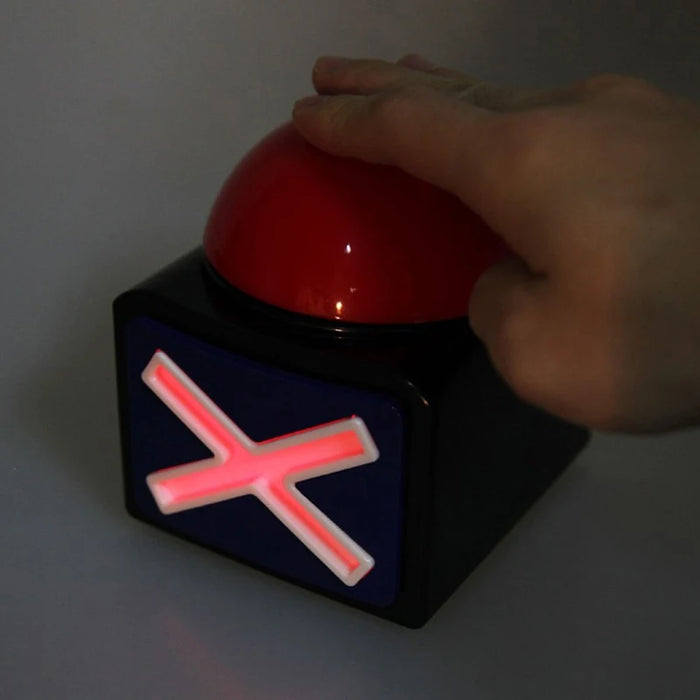 2023 nuovo pulsante di allarme Buzzer di risposta al gioco con luce sonora Trivia Quiz Got Talent Buzzer