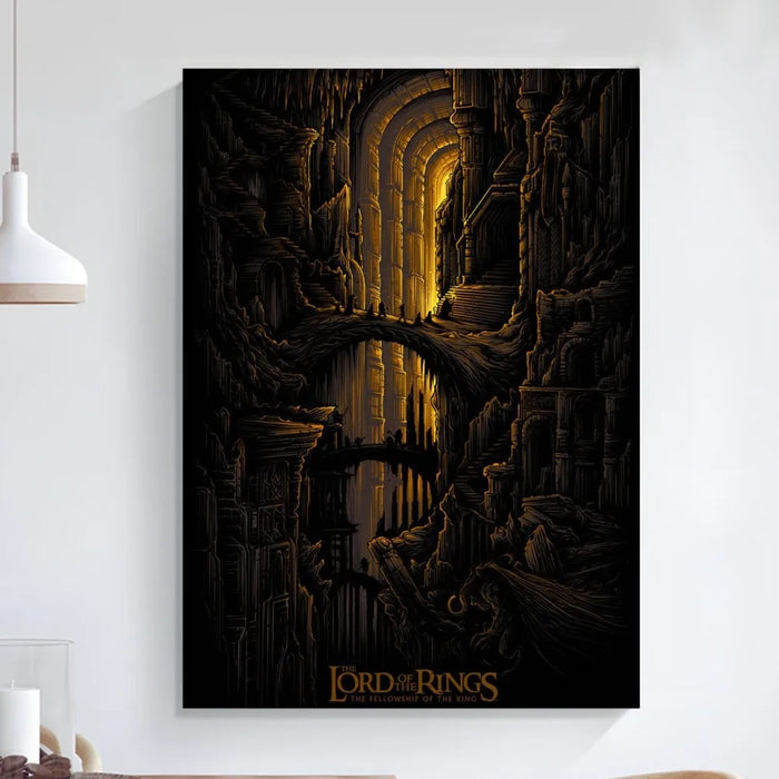 L-Lords of the R-Rings Poster Art arte autoadesiva piccolo Poster Poster di qualità HD Wall Art Painting Study decorazione della parete