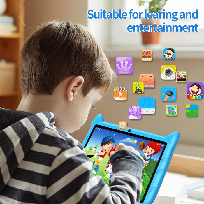 Nuova versione globale da 7 pollici 5G WiFi Tablet per bambini Quad Core Android Learning Education Tablet PC 4GB RAM 64GB ROM regali per bambini