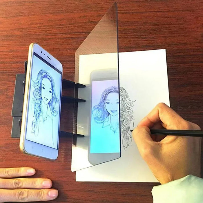 Tracciamento d'imitazione del tavolo da disegno ottico portatile con strumento di apprendimento dello schermo di proiezione adatto per Tablet Mobile