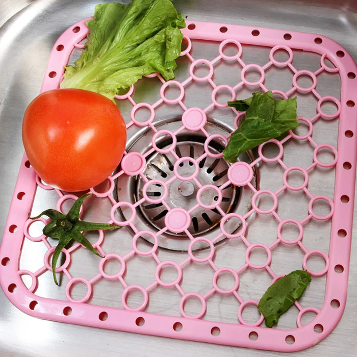 Tappetino filtro lavello multifunzione per lavello scolapiatti scolapiatti tappetino isolante per bagno di casa e cucina bianco verde rosa