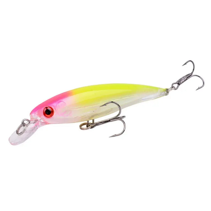 1 PZ Laser Minnow Richiamo di Pesca 11 CM 13G pesca ganci pesce wobbler affrontare crankbait artificiale giappone esca dura swimbait