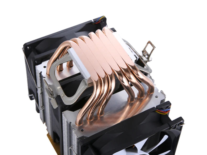 6 Heat Pipe Twin Towers processore CPU raffreddamento ventola PWM adatta per l'installazione della scelta preferita del giocatore di gioco LGA2011 x79 x99 E5