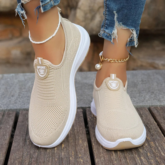 2024 New Fashion Mesh Shoes scarpe da donna Mesh scarpe sportive appartamenti traspiranti Sneakers Casual con suola morbida