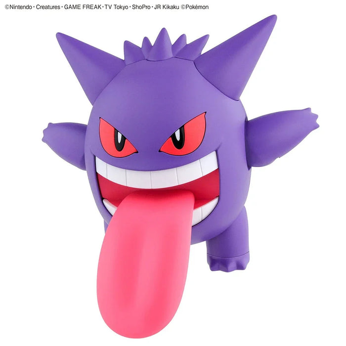 Original Bandai Pokemon Figures Plamo Gengar Anime Game Gifts Action Figure Assembly ornamenti da collezione Figure Model Toys