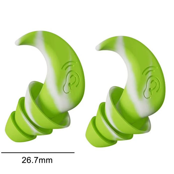 Tappi per le orecchie in Silicone antirumore tappi per le orecchie da nuoto impermeabili per dormire immersioni Surf Soft Comfort Natation protezione per le orecchie da nuoto