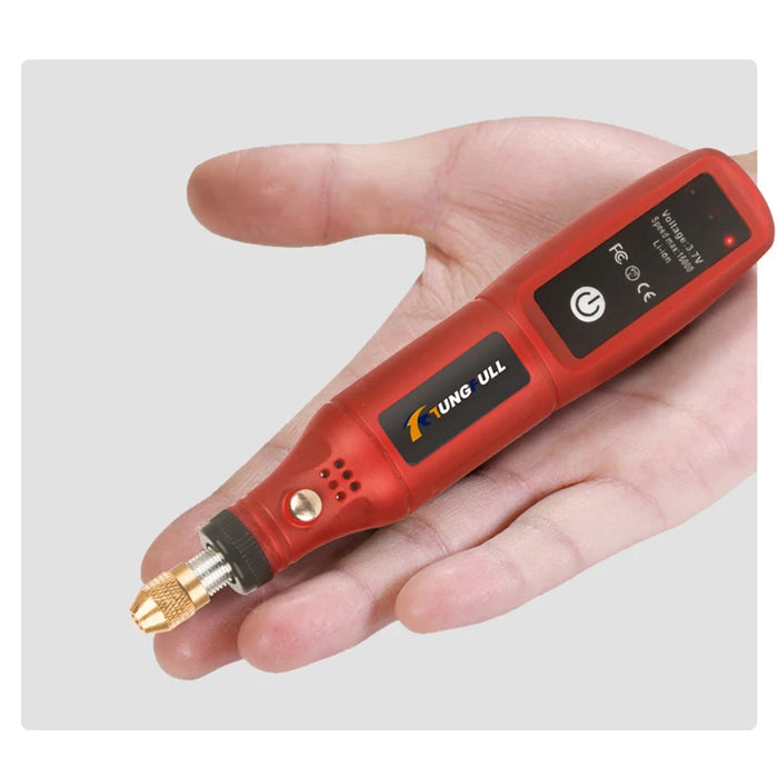 USB Cordless Mini trapano strumento rotante lavorazione del legno incisione penna Dremel strumenti trapano elettrico Wireless per gioielli metallo vetro