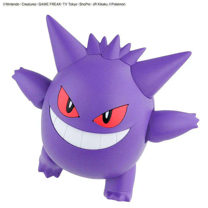 Original Bandai Pokemon Figures Plamo Gengar Anime Game Gifts Action Figure Assembly ornamenti da collezione Figure Model Toys