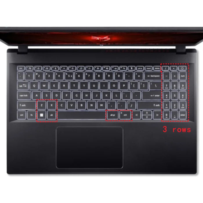 Per Acer Nitro V15 ANV15-51 Gaming 2024 2023 ANV15 51 Nitro V 15 ANV15-51-99VQ 53DG TPU custodia protettiva per tastiera per laptop skin