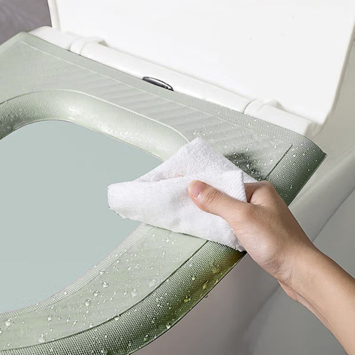 Coprisedile per wc lavabile adesivo impermeabile coperchio per wc in schiuma copri tazza per wc in Silicone portatile accessori per il bagno