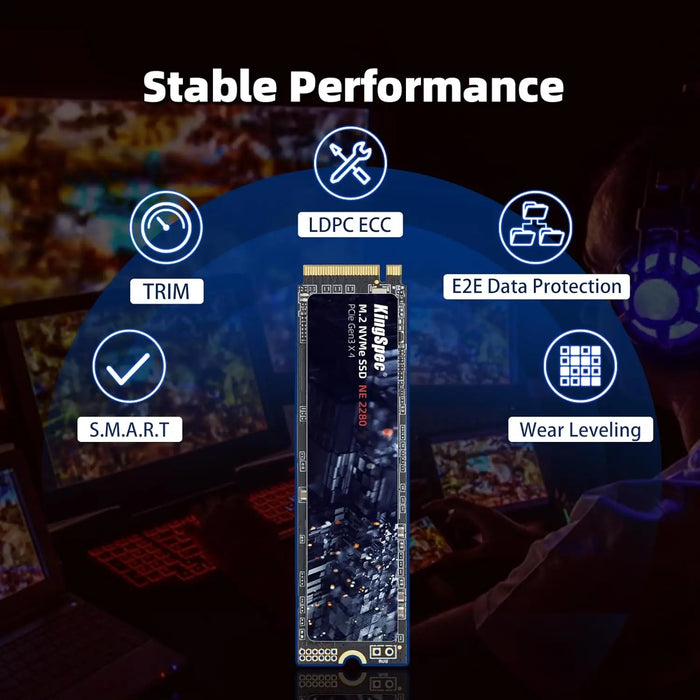 KingSpec M2 SSD NVMe 256GB 512GB 1TB 128GB M.2 NMVe 2280 PCIe 3.0 Disco rigido Unità a stato solido interna per laptop desktop