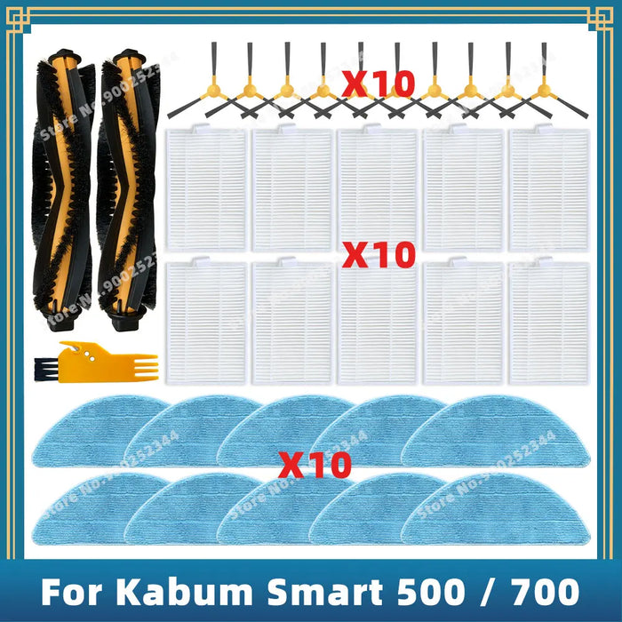 Compatibile per Kabum Smart 500 / 700 parti di ricambio accessori spazzola laterale principale filtro Hepa Mop Cloth