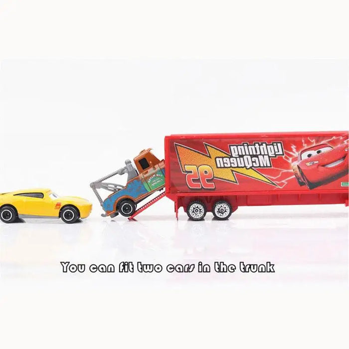 6-7 pz/set Disney Pixar Car 3 Lightning Mcqueen Uncle Truck Jackson Storm 1:55 Diecast Metal Car Model Toys Kids Boy Xmas Gift