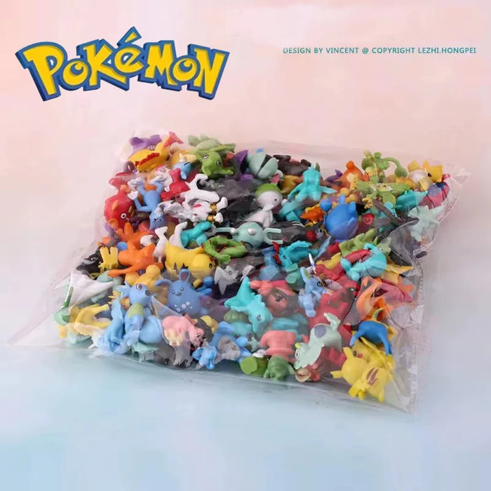 144-24 pz Pokemon Action Figure 2-3CM non ripetere Mini Figure modello giocattolo Pikachu Anime bambini raccolgono bambole regali di compleanno