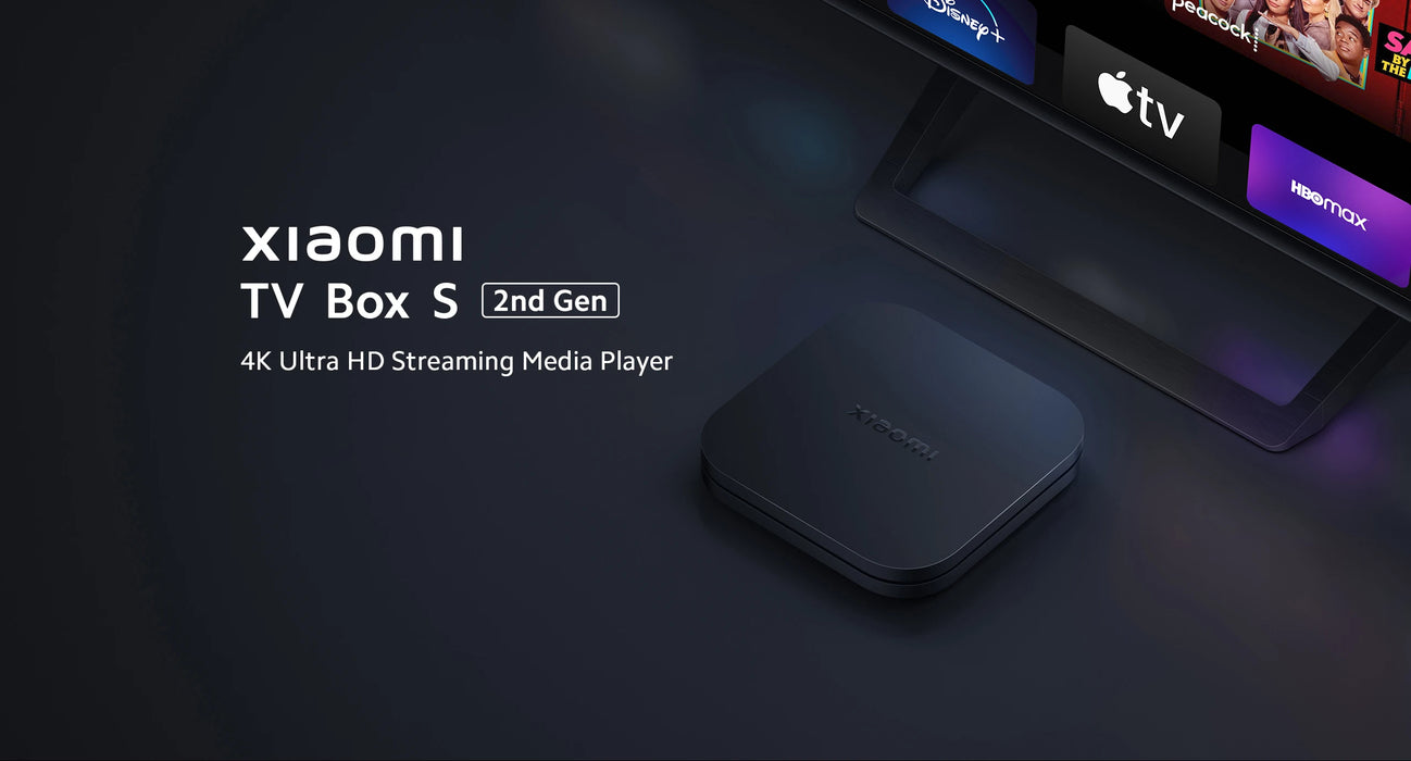 Versione globale Xiaomi Mi TV Box S 2nd Gen 4K Ultra HD BT5.2 2GB 8GB Google TV Google Assistant Smart TV Box