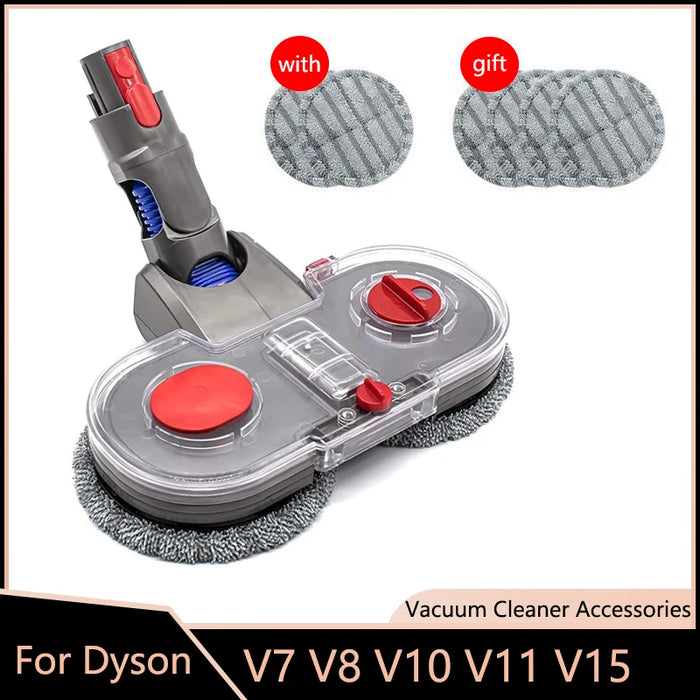 Kit testa Mop elettrico per Dyson V7 V8 V10 V11 V15 parti dell'aspirapolvere, attacco per mocio con serbatoio dell'acqua panno di pulizia straccio