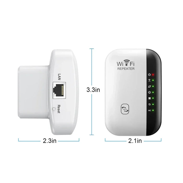 Ripetitore WIFi da 300M amplificatore wi-fi 802.11N 2.4GHz ripetitore di segnale Wireless estensore di potenza intelligente per l'impostazione facile della casa dell'ufficio