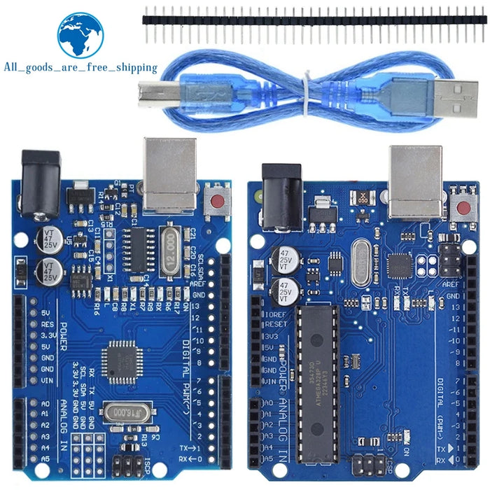 Intelligente Elettronica Scheda di Sviluppo ONU R3 MEGA328P ATMEGA16U2 Senza Cavo USB per arduino Diy Starter Kit