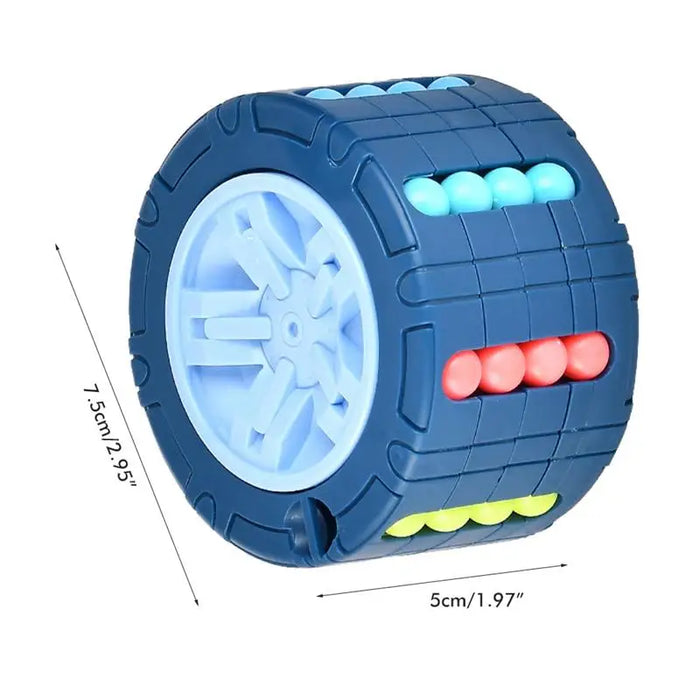 3D cilindro cubo giocattolo fagiolo magico giroscopio ruota scivolo Puzzle giochi alleviare lo Stress bambini educativi giocattoli infantili Montessori regalo