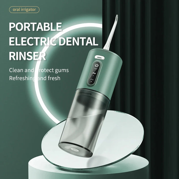 Irrigatore orale dentale Xiaomi 5 ugelli idropulsore dentale portatile USB ricaricabile 280ml tre impulsi di frequenza detergente per denti