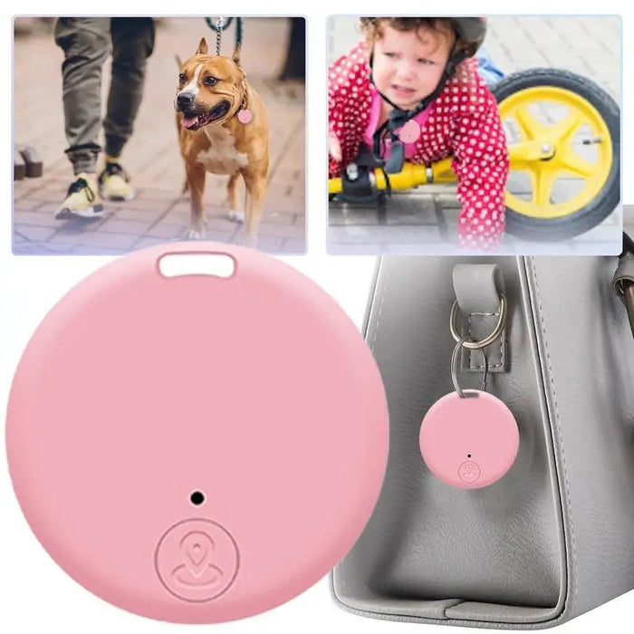 Mini GPS Mobile Bluetooth 5.0 Tracker dispositivo Anti-smarrimento dispositivo Anti-smarrimento rotondo Pet Kids Bag Wallet Tracking Smart Finder Locator