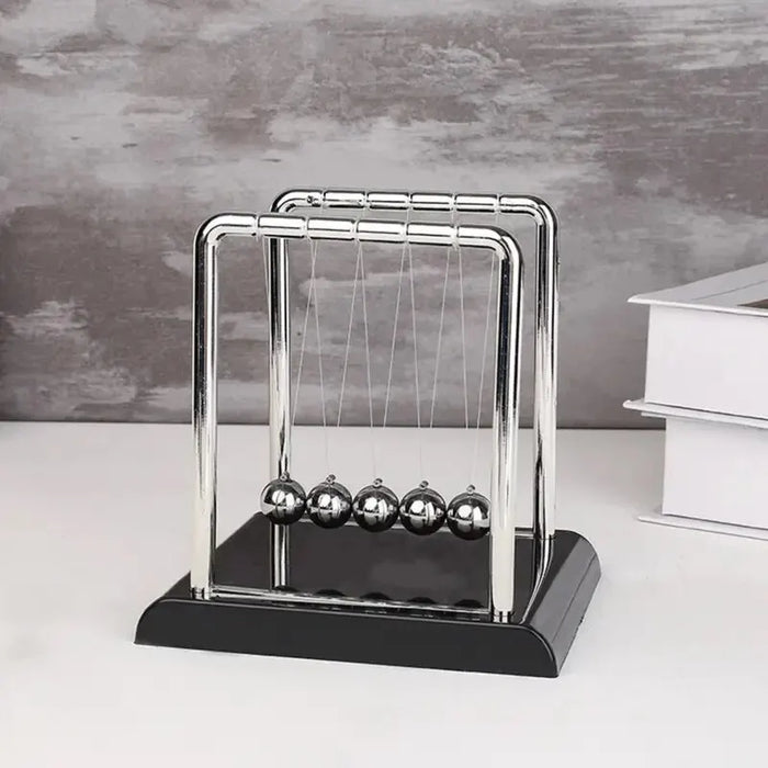 La culla di Newton Balance Steel Ball materiale didattico fisica scienza pendolo giocattoli Desktop regali antistress decorazione della casa