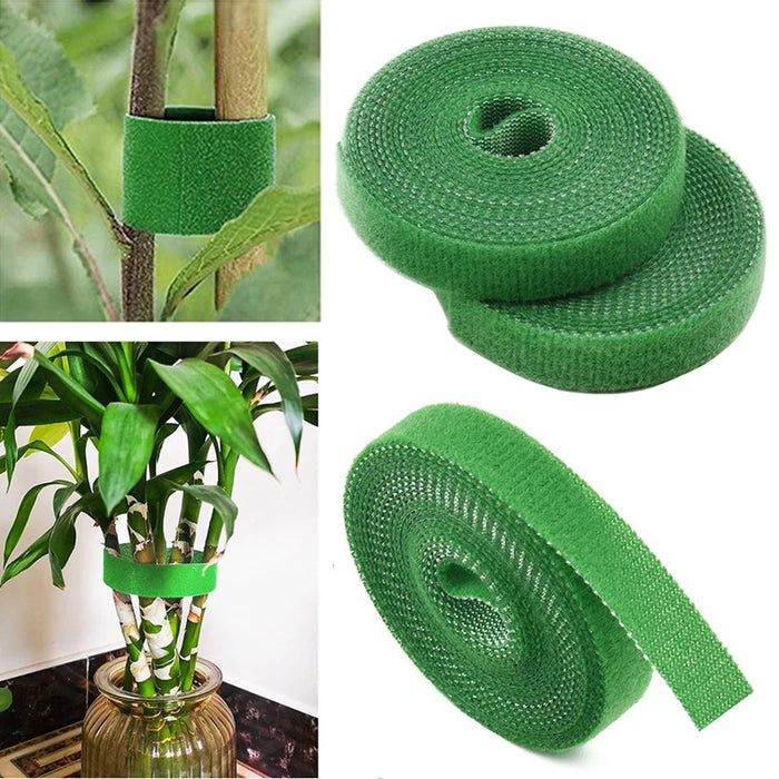 3 rotoli di spago da giardino verde fascette per piante fasciatura per piante in Nylon anello per gancio da giardino supporto per avvolgimento di canna di bambù accessori da giardino