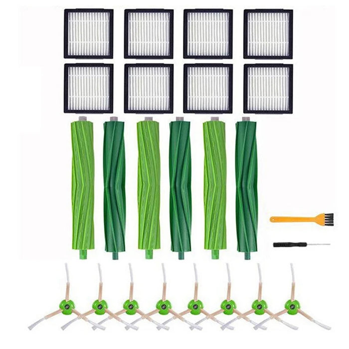 Rotolo di spazzole per filtri Hepa per iRobot Roomba I7 E5 E6 serie I3 accessori per aspirapolvere Robot filtro Hepa spazzola laterale panni per mocio