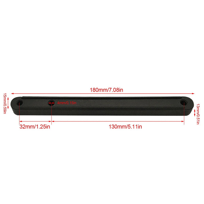 10 pezzi Draw Rail guide per cassetti in plastica 180/235/298mm Draw runner sostituzione Draw Rail guide per cassetti in plastica Hardware per la casa